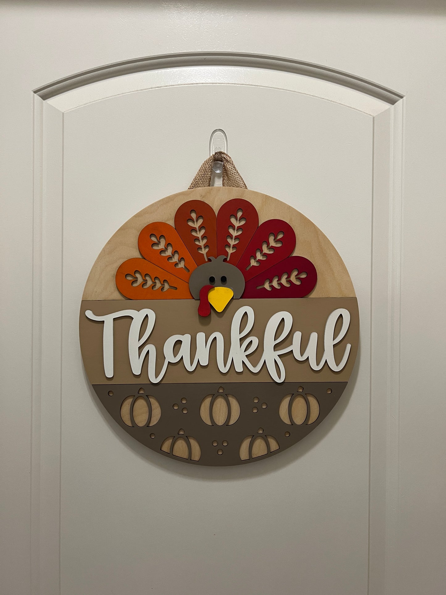 Door Hanger - Thankful Turkey