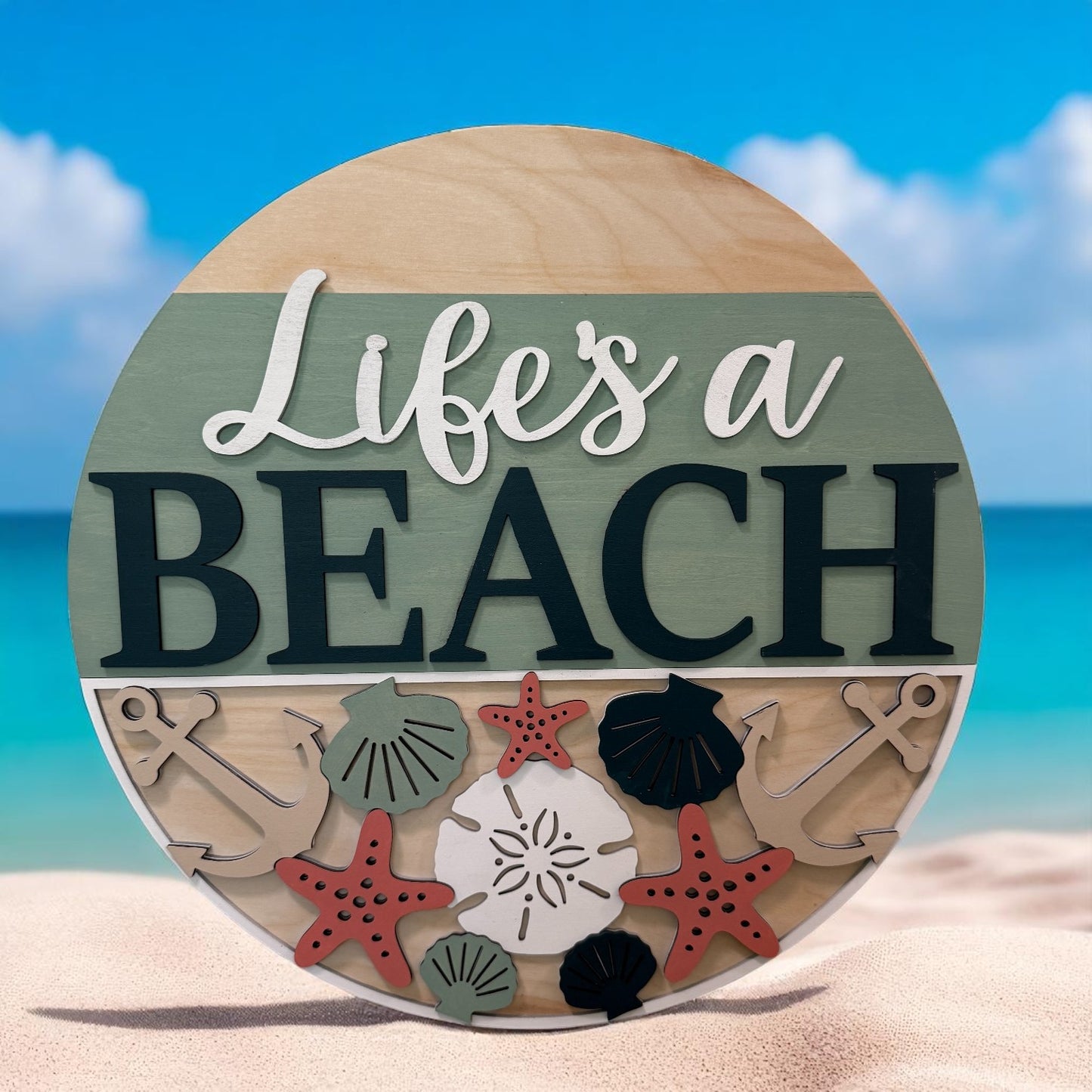 Door Hanger - Life’s a Beach