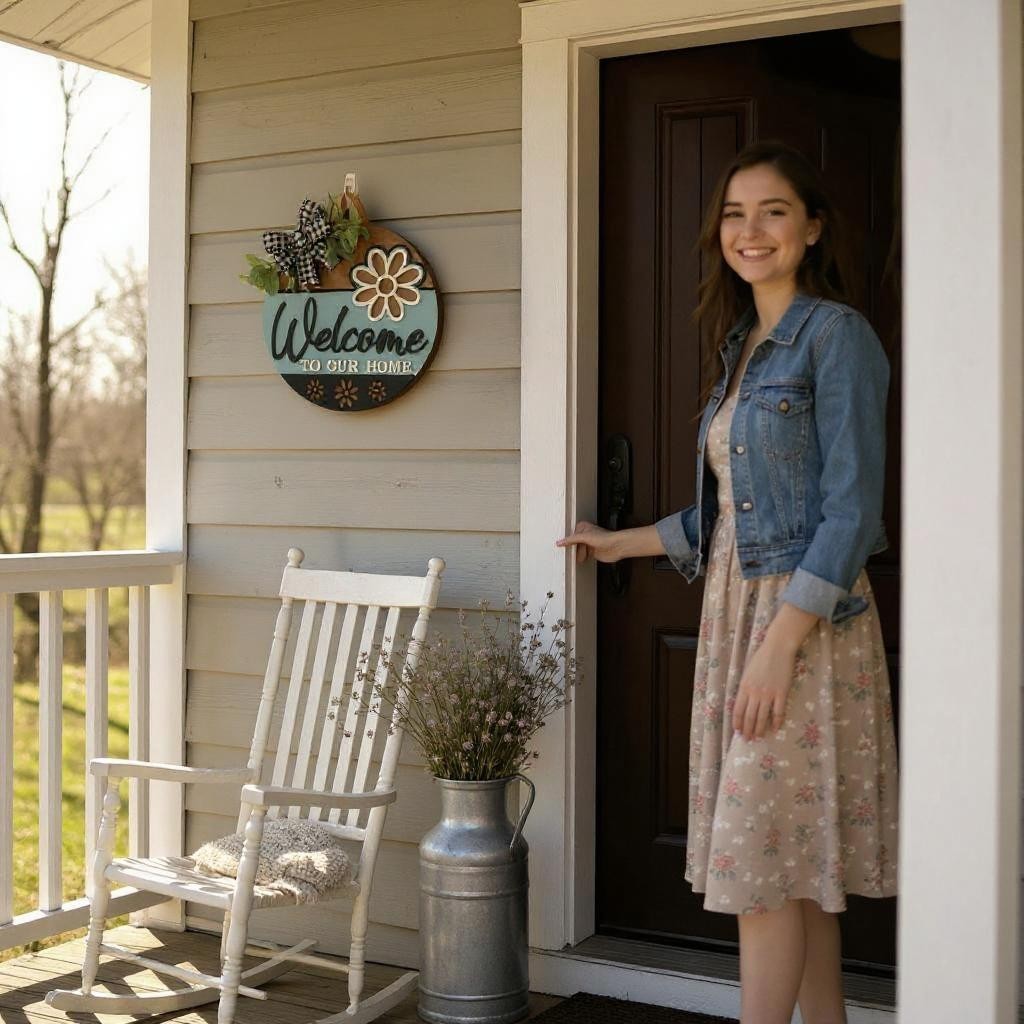 Door Hanger - Welcome To Our Home