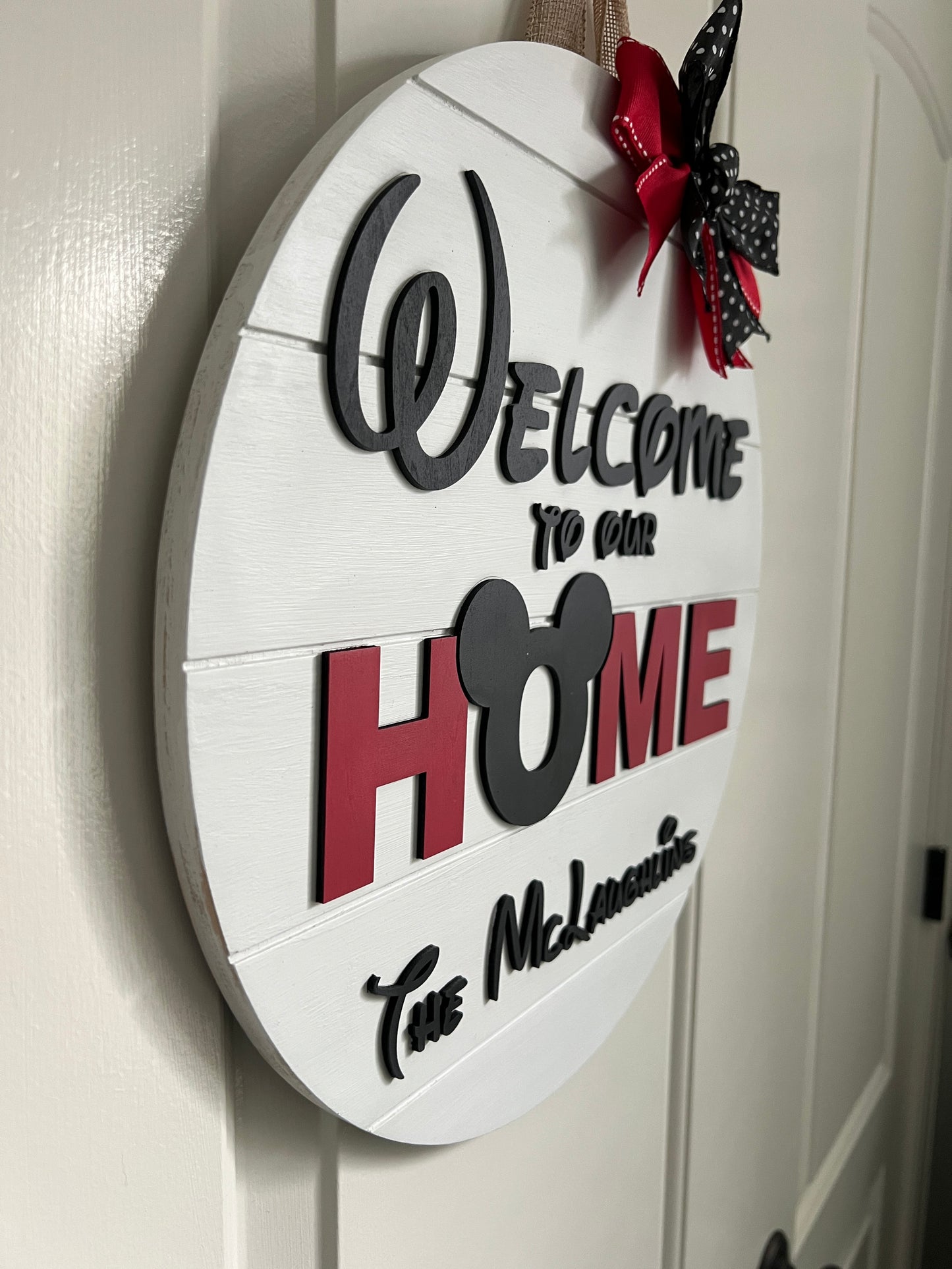 Door Sign - Personalized - Disney Welcome