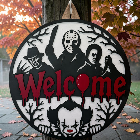 Door Hanger - Horror Legends Welcome