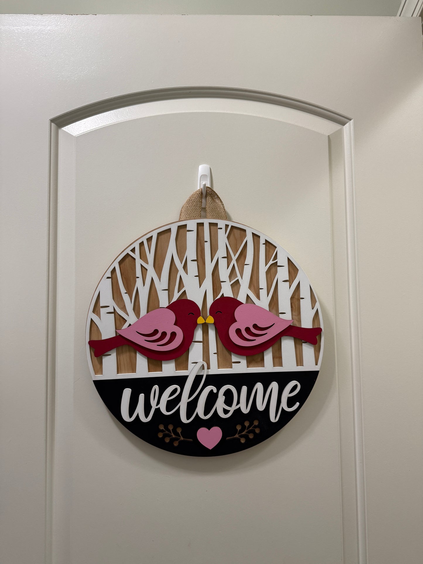 Door Hanger - Love Birds