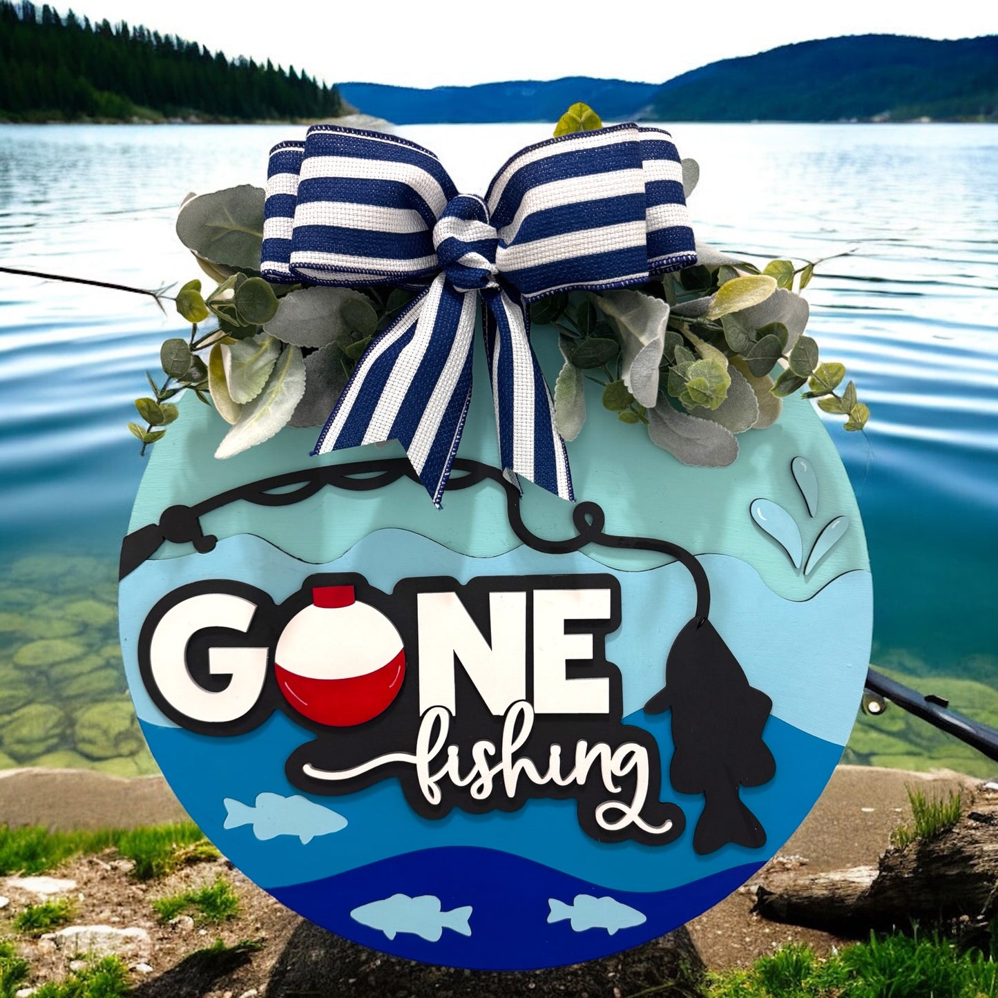 Door Hanger - Gone Fishing