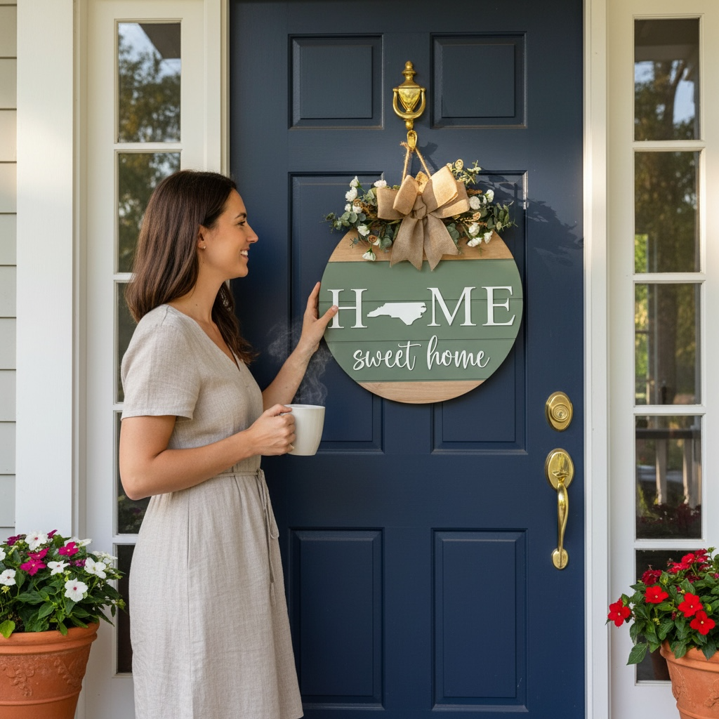 Door Hanger - Carolina Home Sweet Home