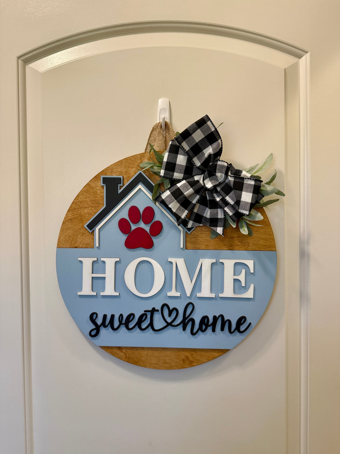 Door Hanger - Home Sweet Paws