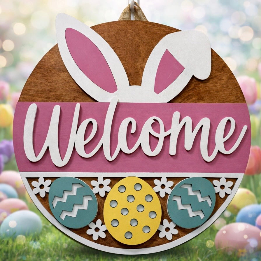 Door Hanger - Easter Bunny Ears