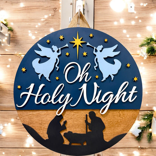 Door Hanger - Oh Holy Night