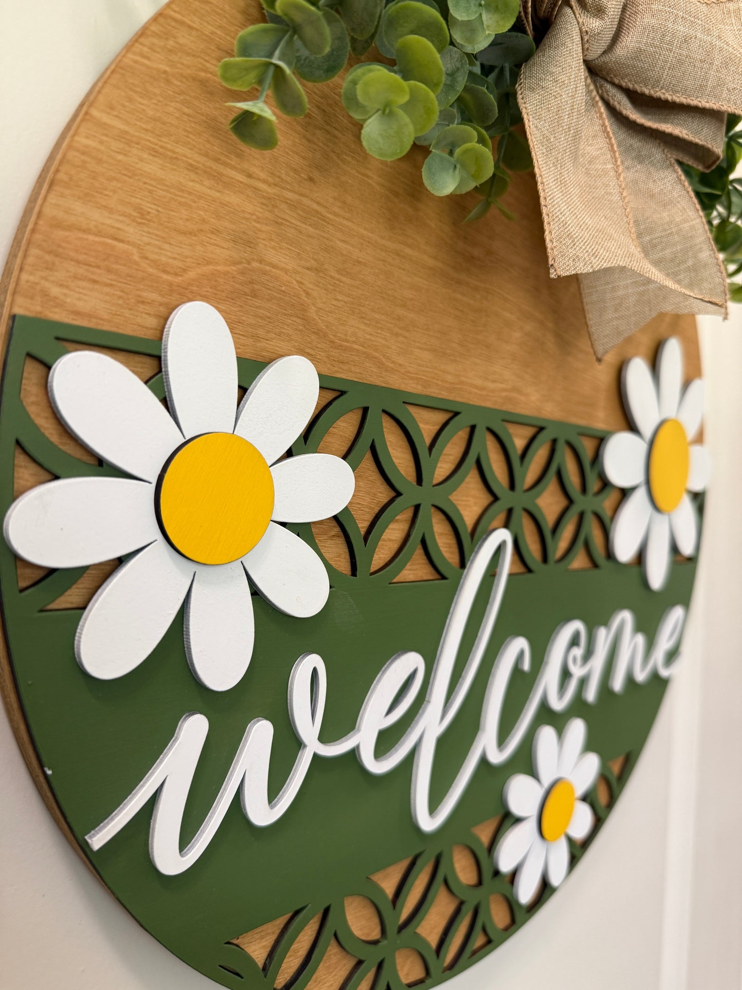 Door Hanger - Welcome Daisy II