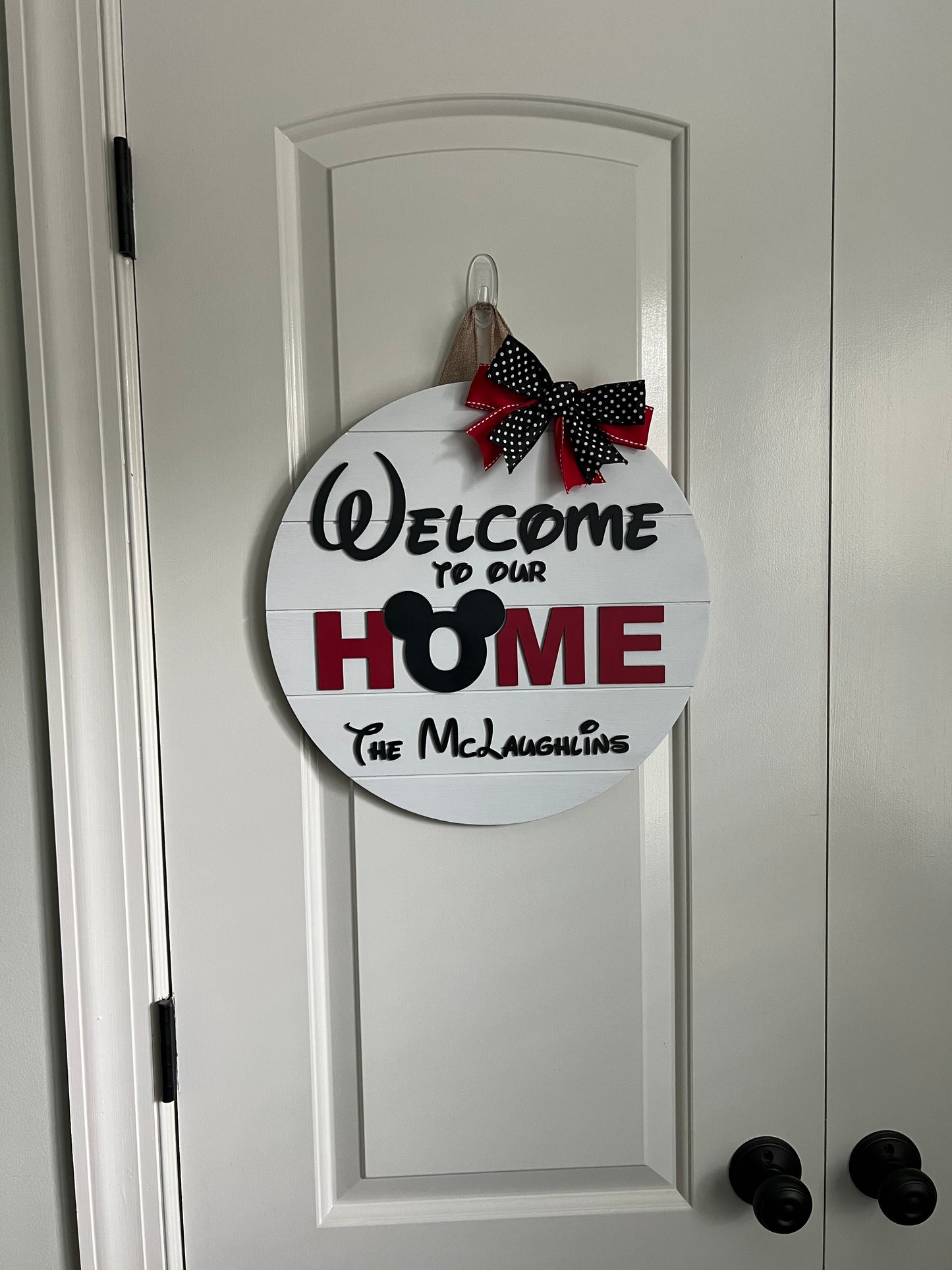 Door Sign - Personalized - Disney Welcome