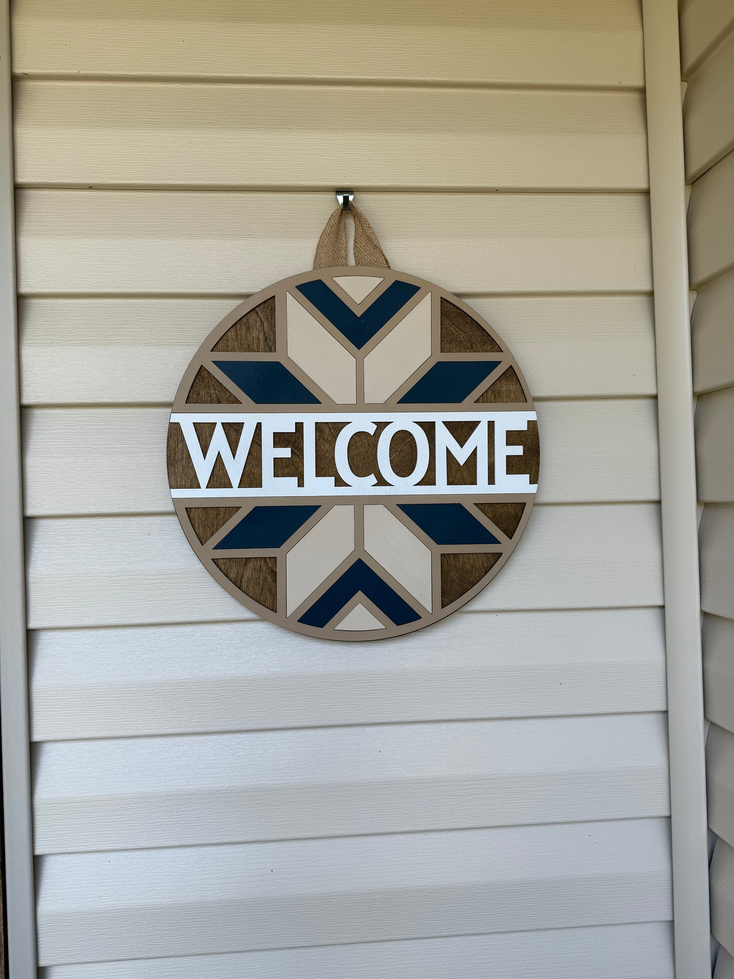 Door Hanger - Modern Meadow Welcome