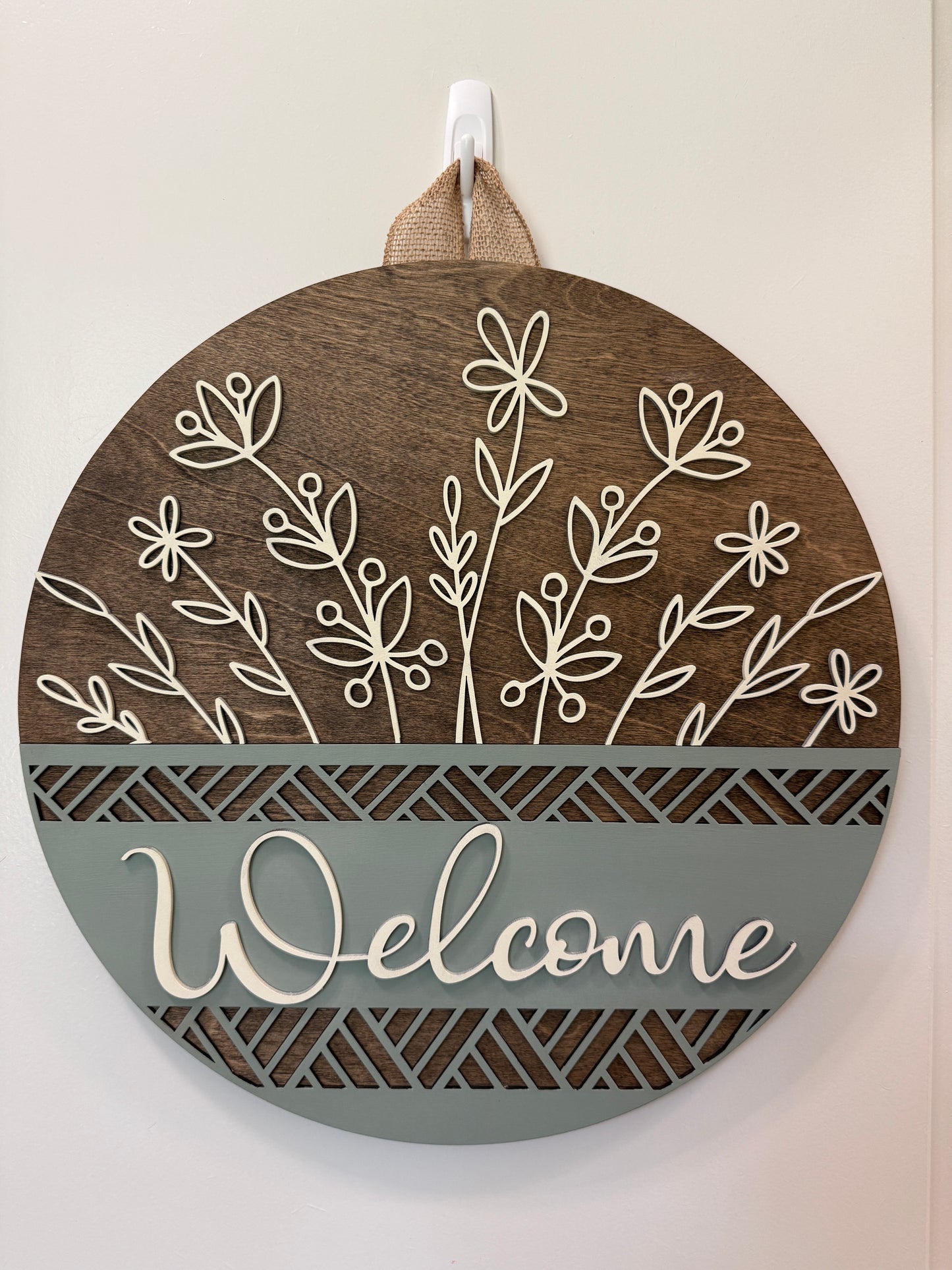 Door Hanger - Welcome Wildflower
