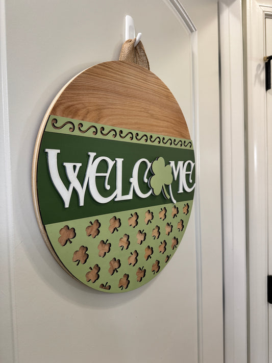 Door Hanger - Lucky Clover