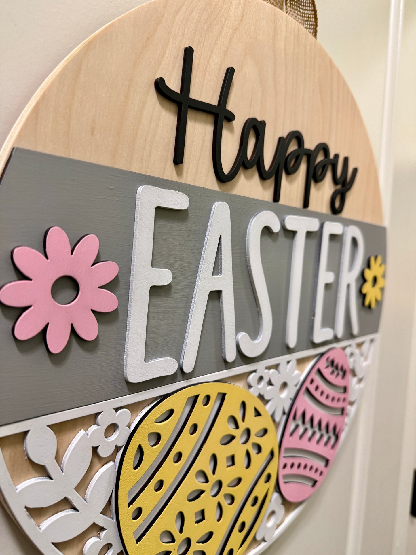 Door Hanger - Petals & Pastels