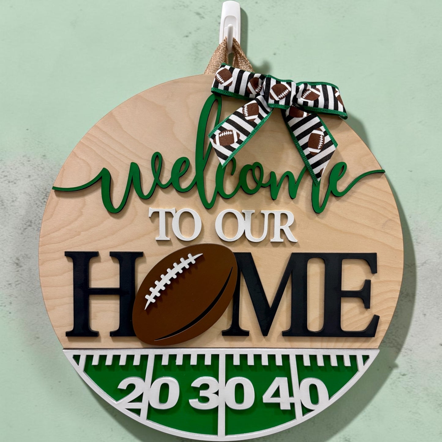 Door Hanger - Football Welcome