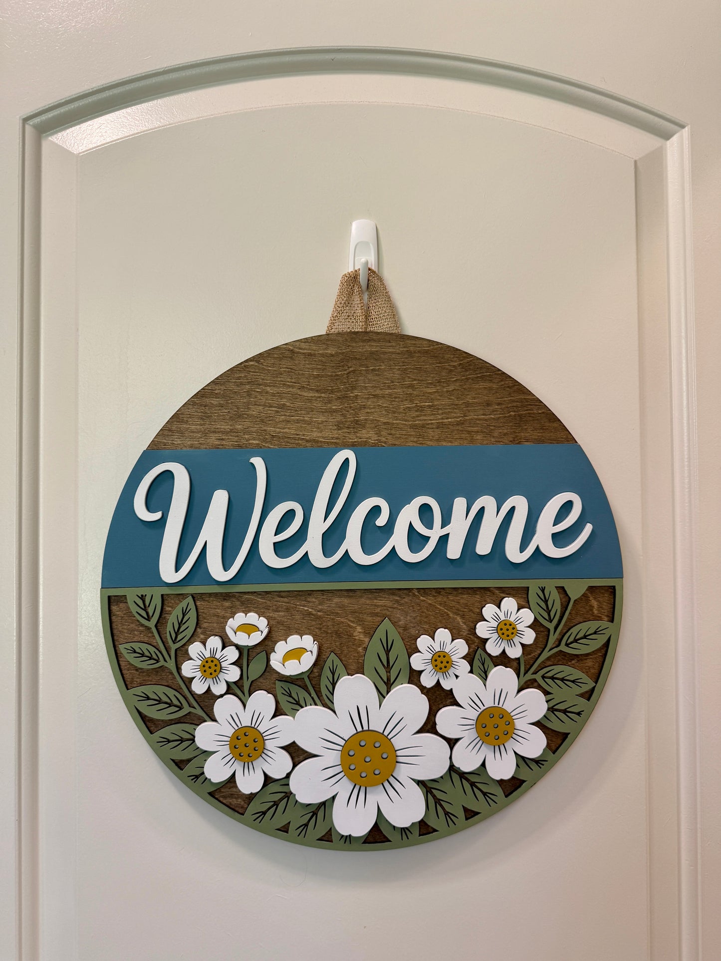 Door Hanger - Blooming Daisy Welcome