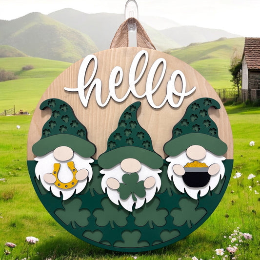 Door Hanger - Lucky Gnomes