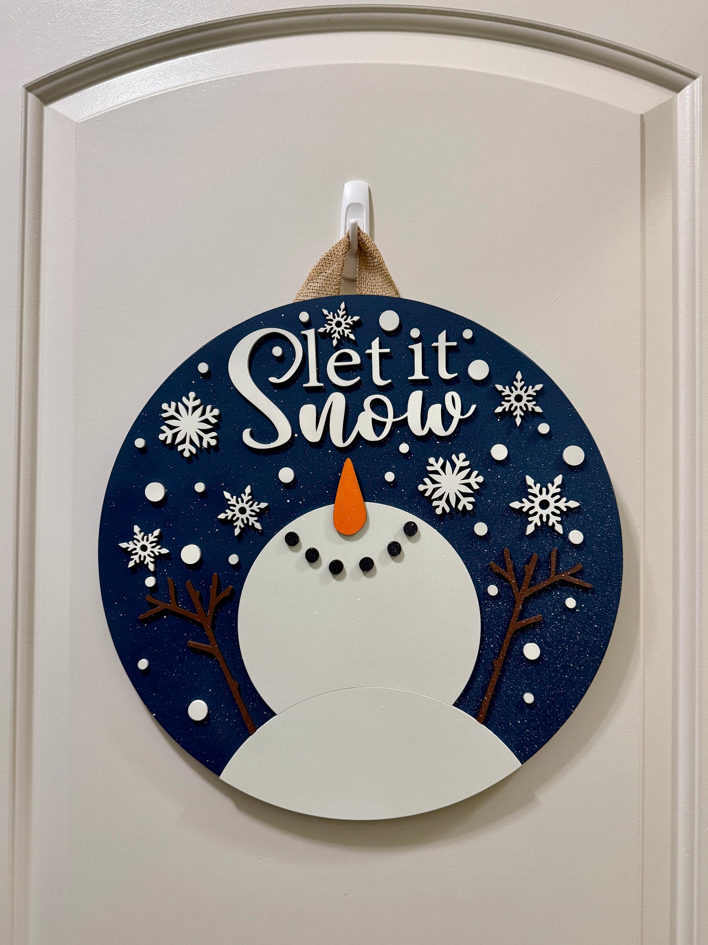 Door Hanger - Let It Snow