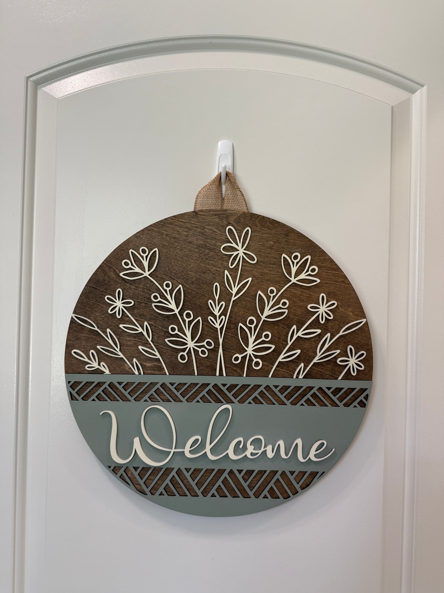 Door Hanger - Welcome Wildflower