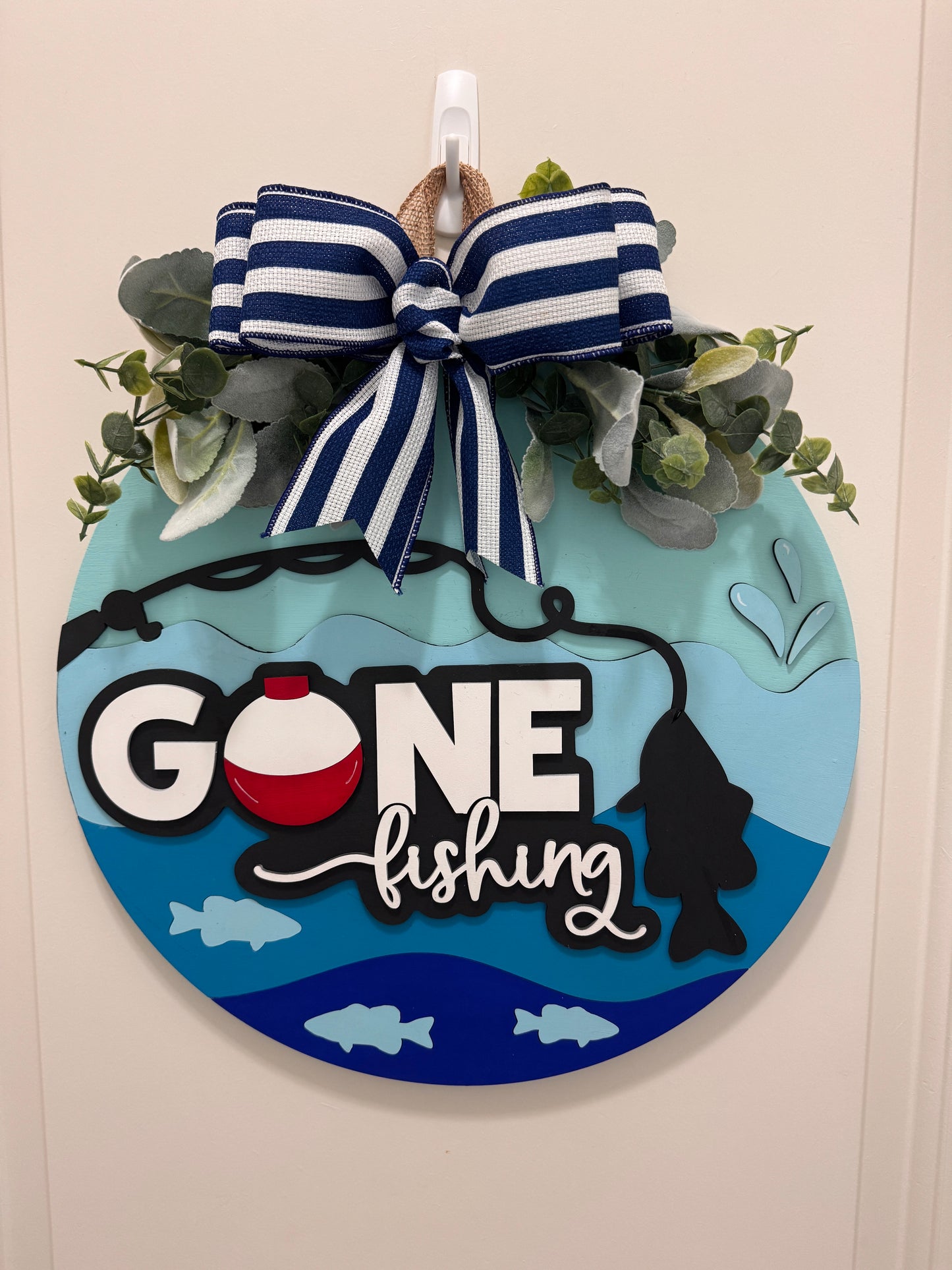 Door Hanger - Gone Fishing