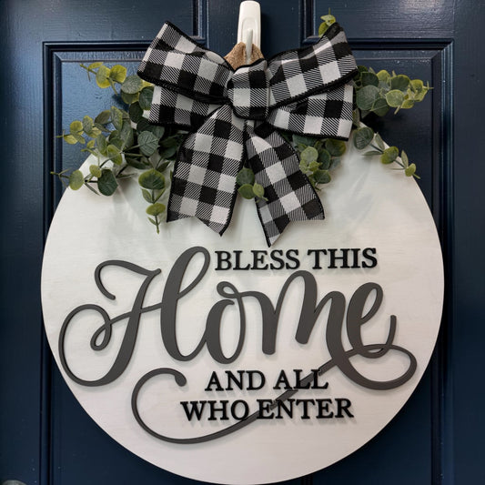 Door Hanger - Bless This Home