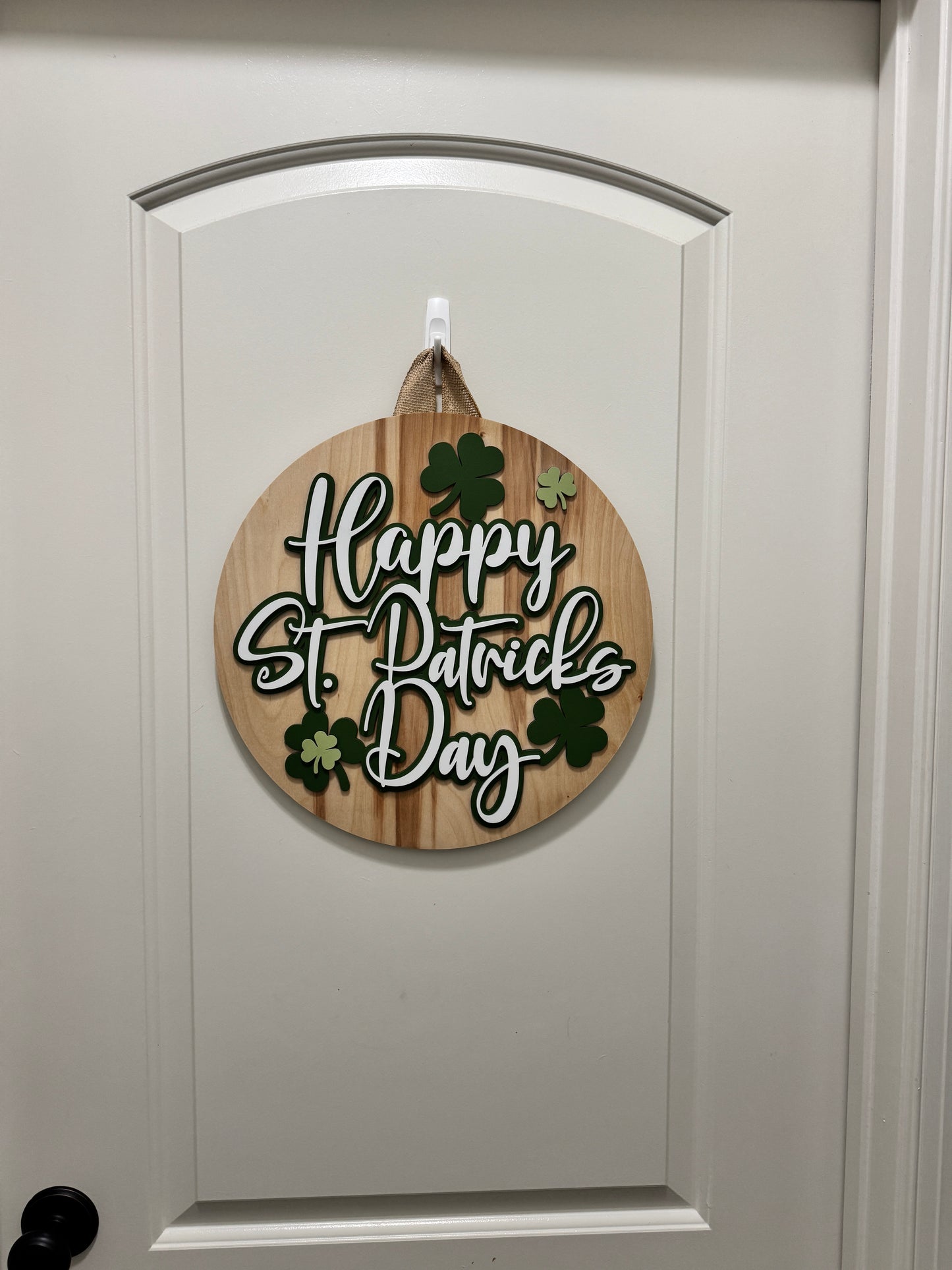 Door Hanger - Happy St. Patricks Day (green)