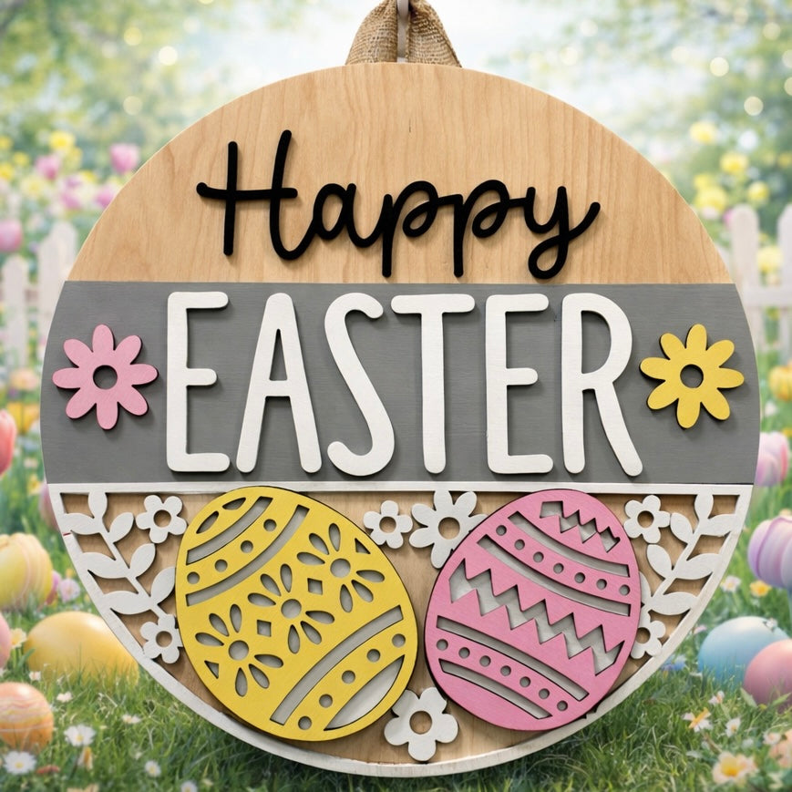 Door Hanger - Petals & Pastels