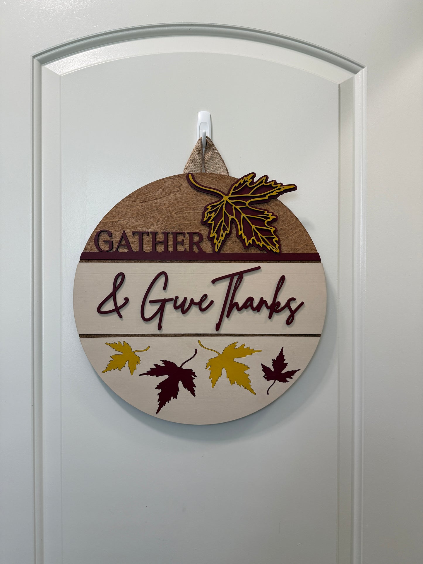Door Hanger - Gather and Give Thanks