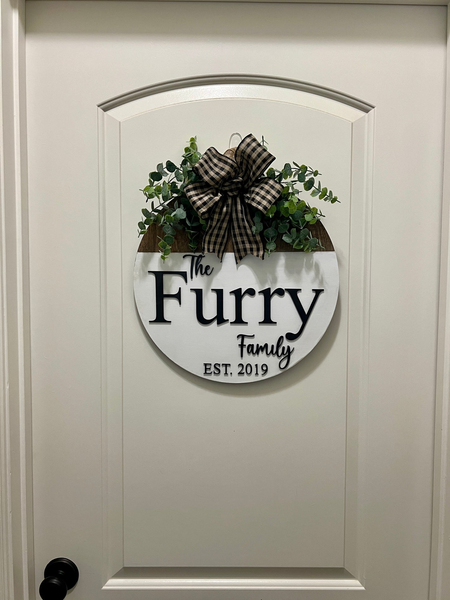 Door Sign - Personalized - Family