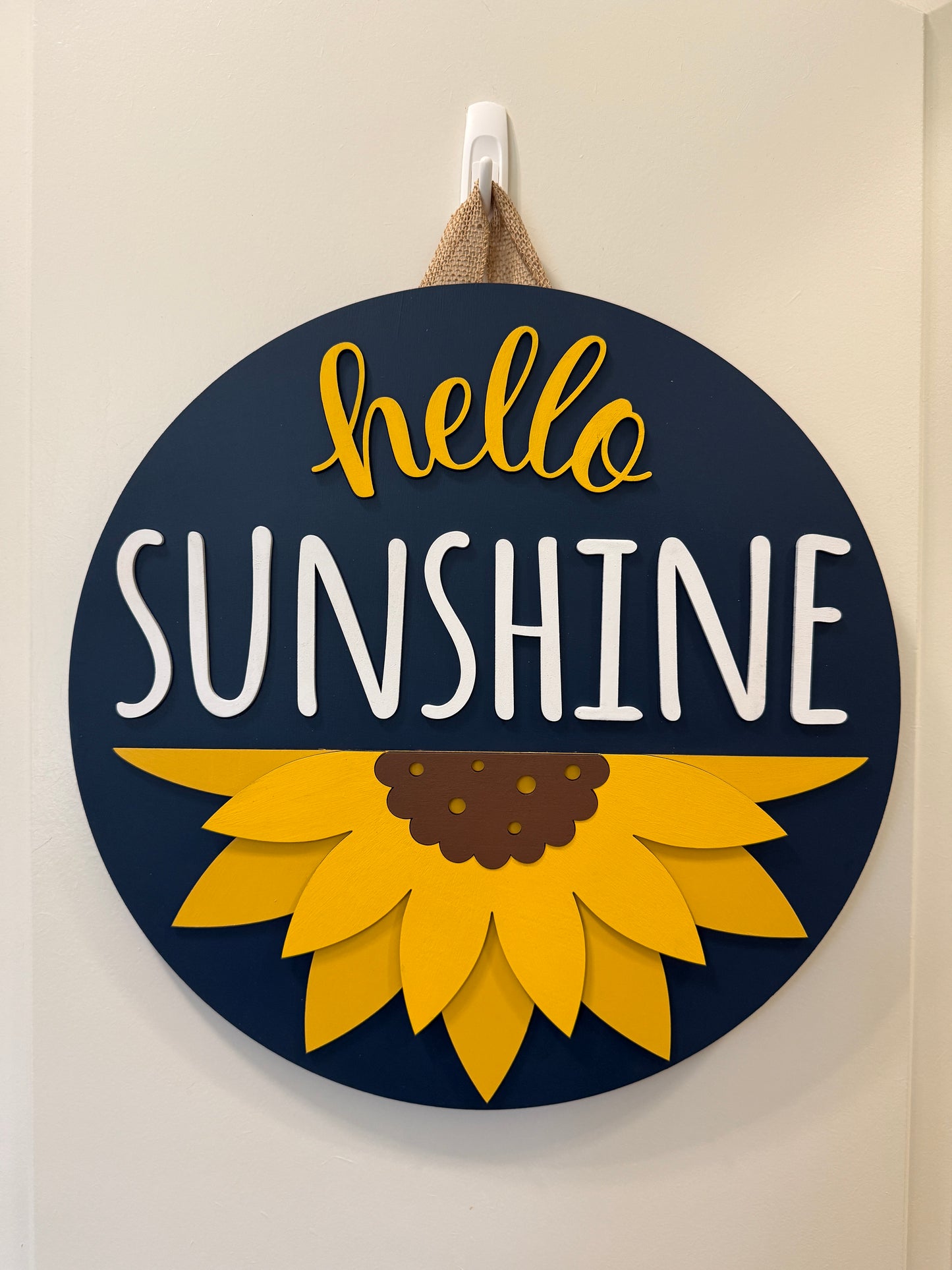 Door Hanger - Hello Big Sunshine!