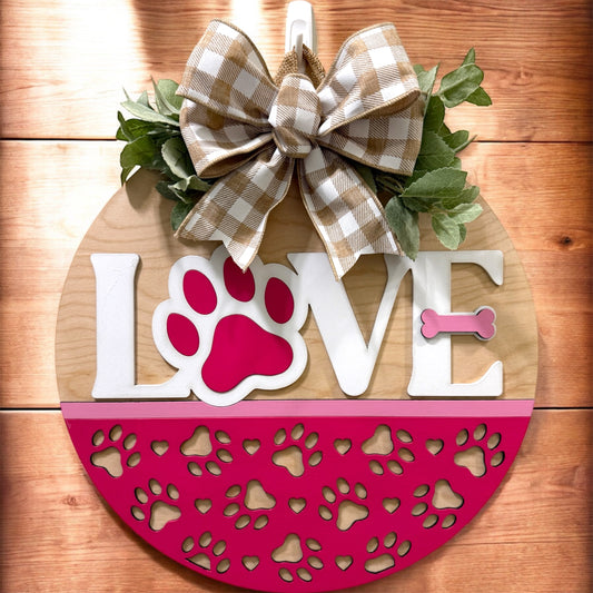 Door Hanger - Puppy Love