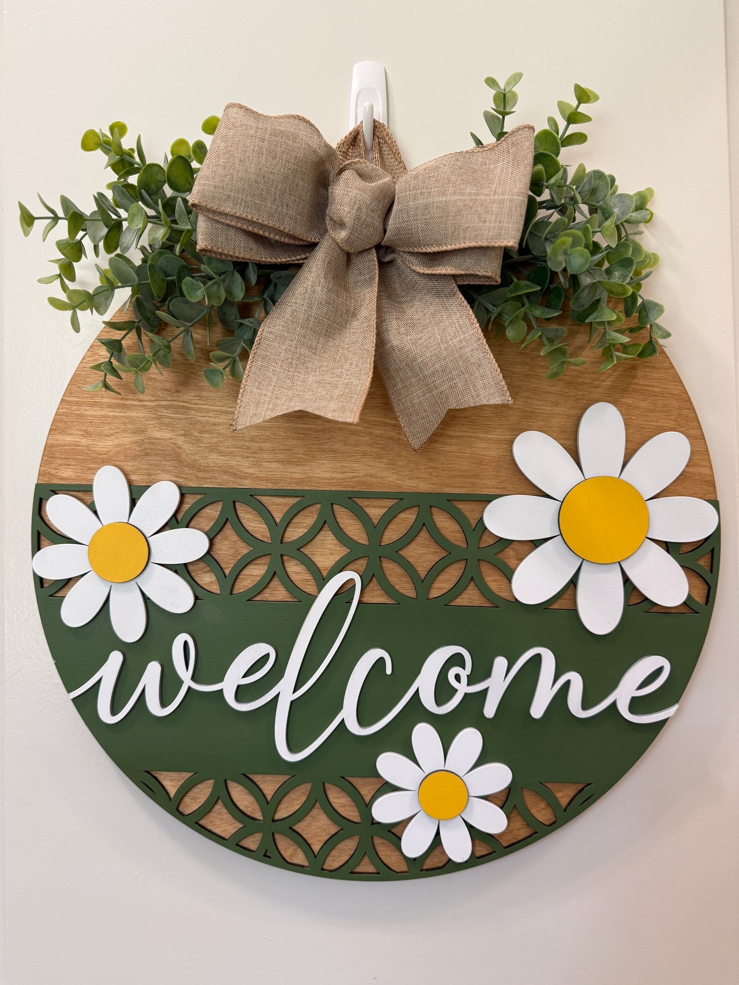 Door Hanger - Welcome Daisy II