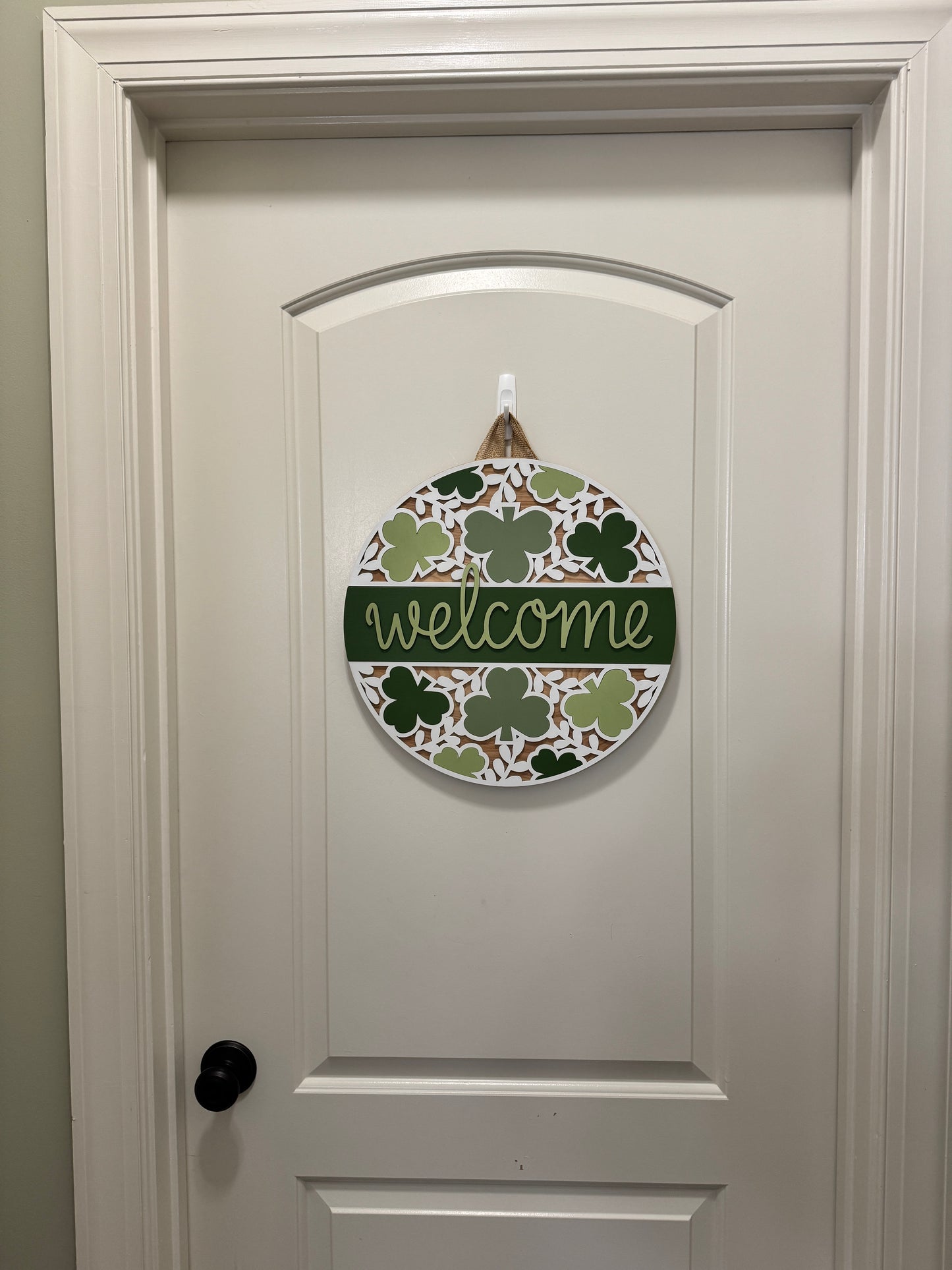 Door Hanger - Shamrock Welcome