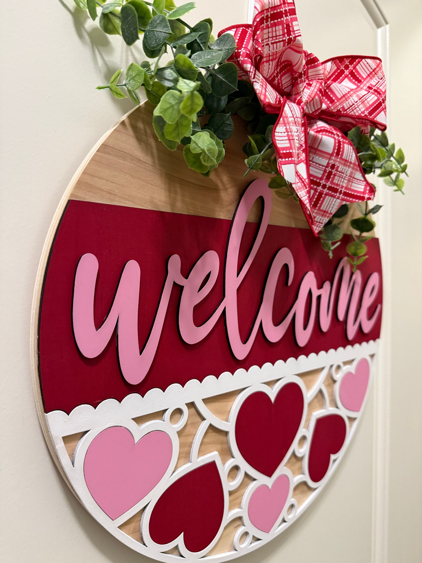 Door Hanger - Welcome Valentine