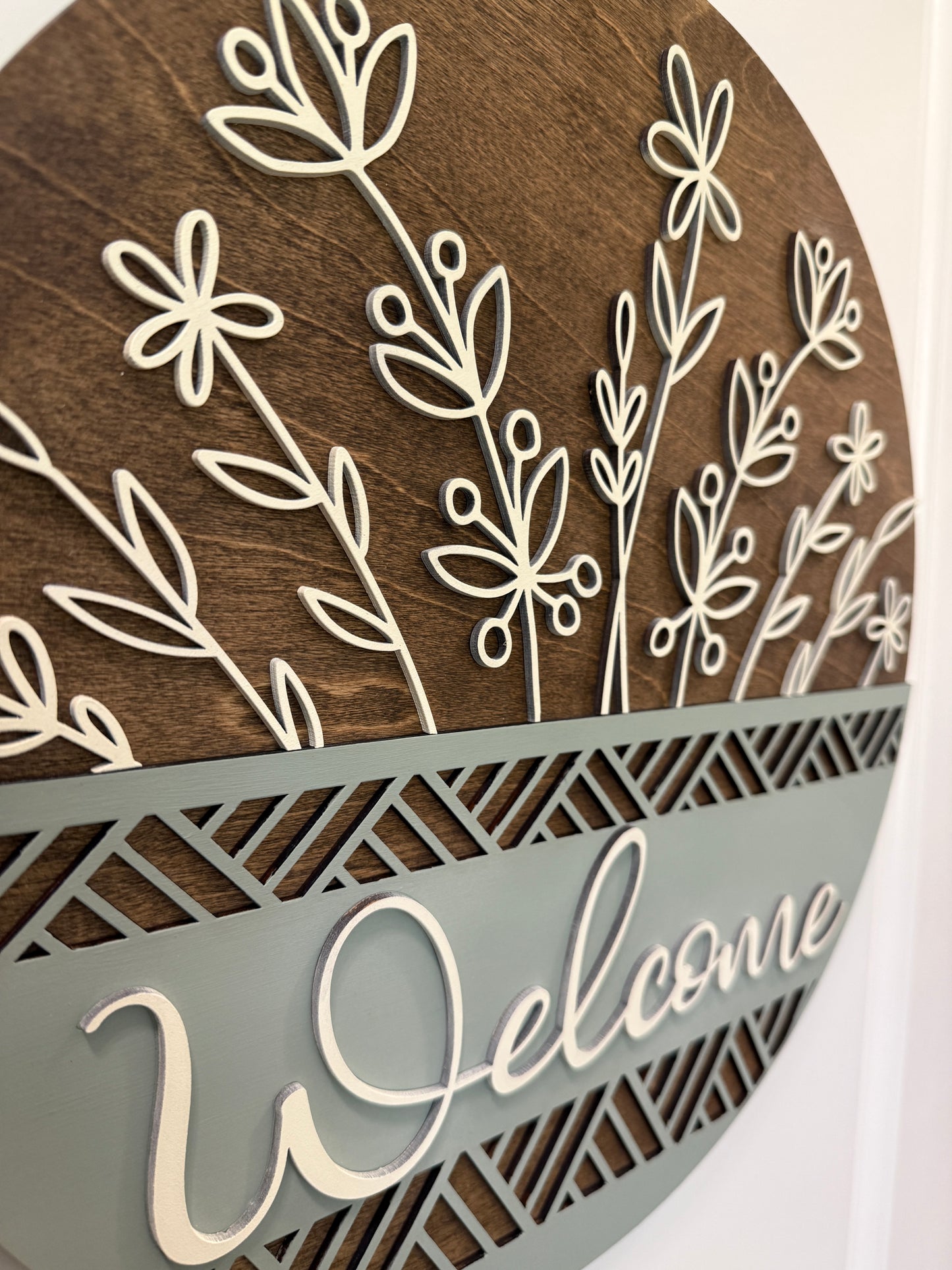 Door Hanger - Welcome Wildflower