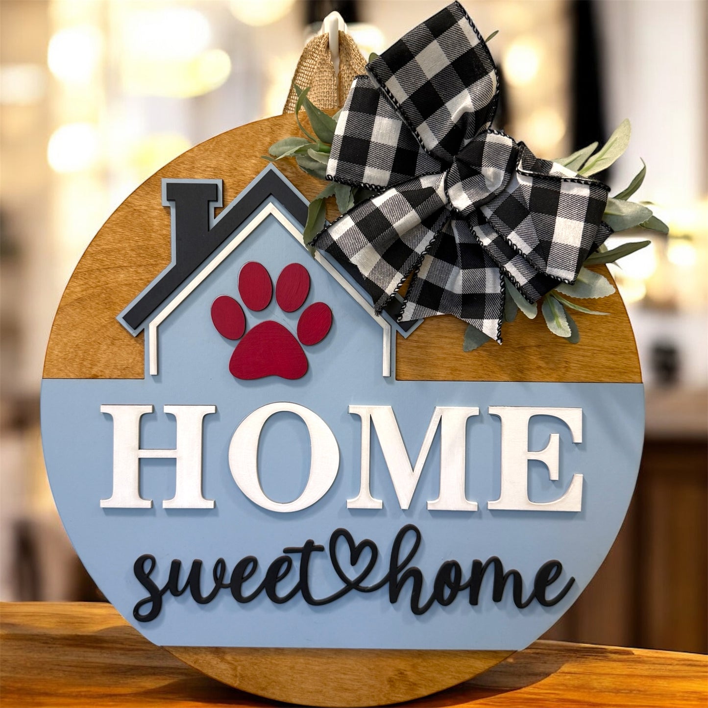 Door Hanger - Home Sweet Paws