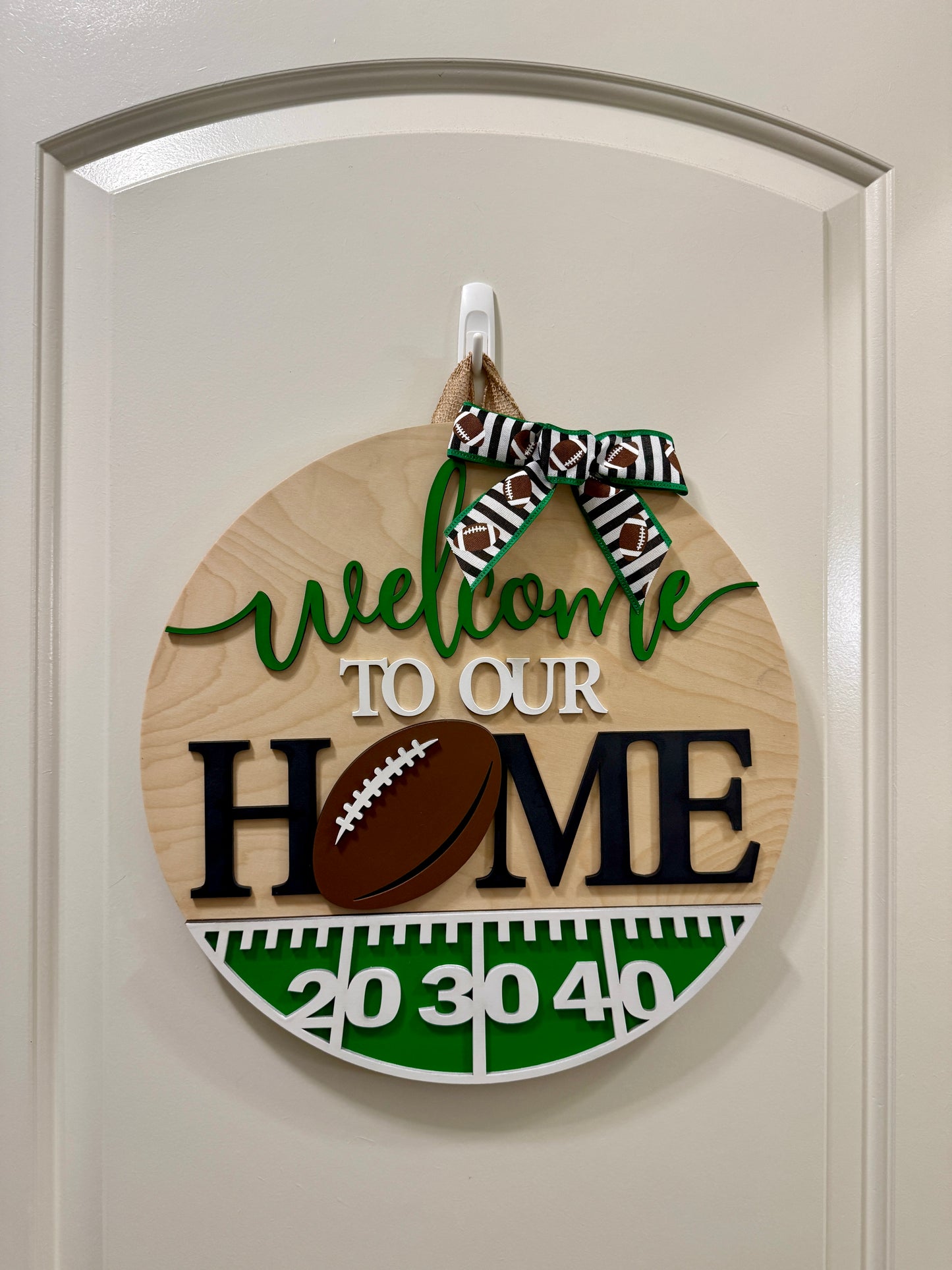 Door Hanger - Football Welcome