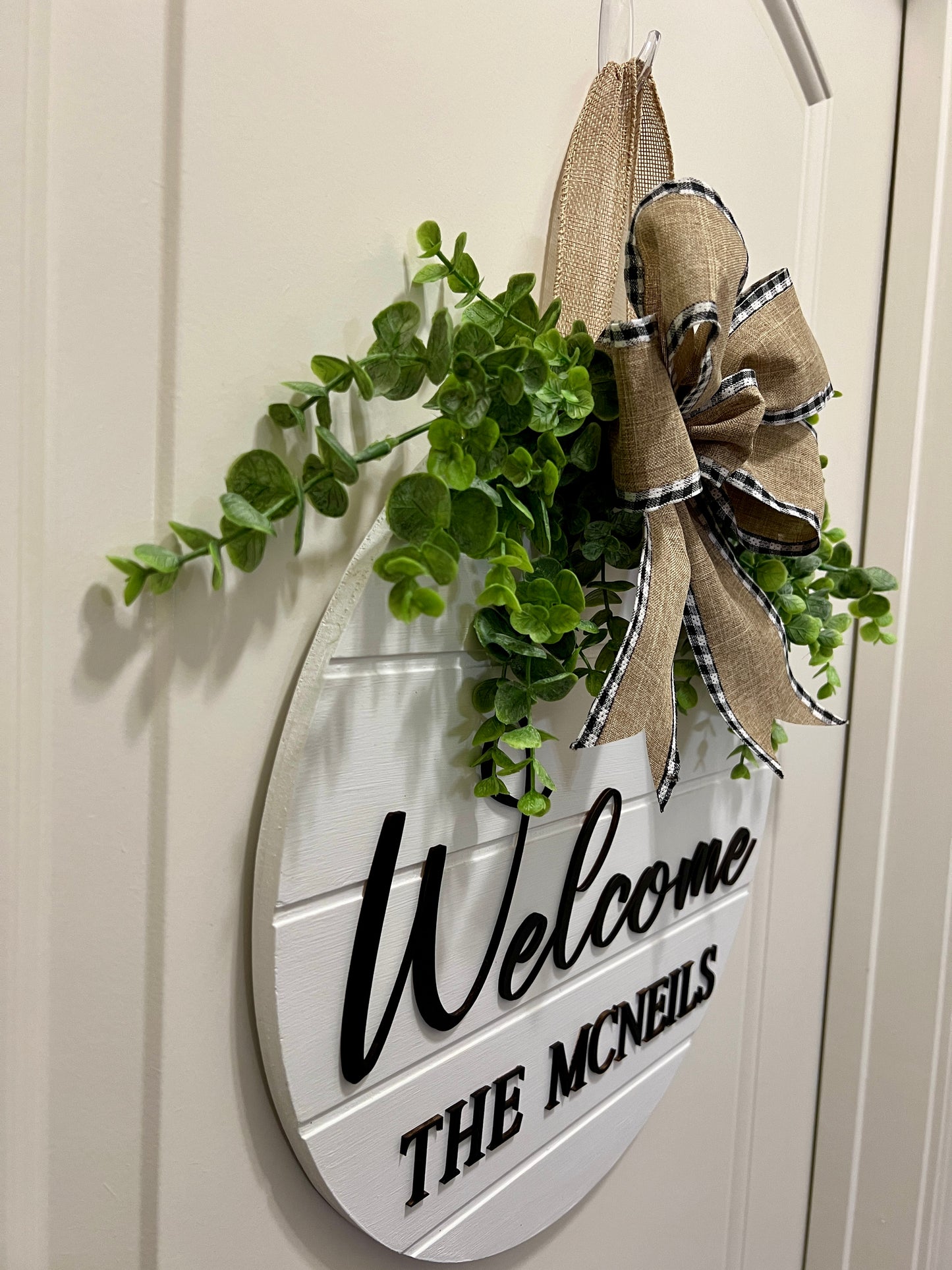 Door Sign - Personalized - Welcome