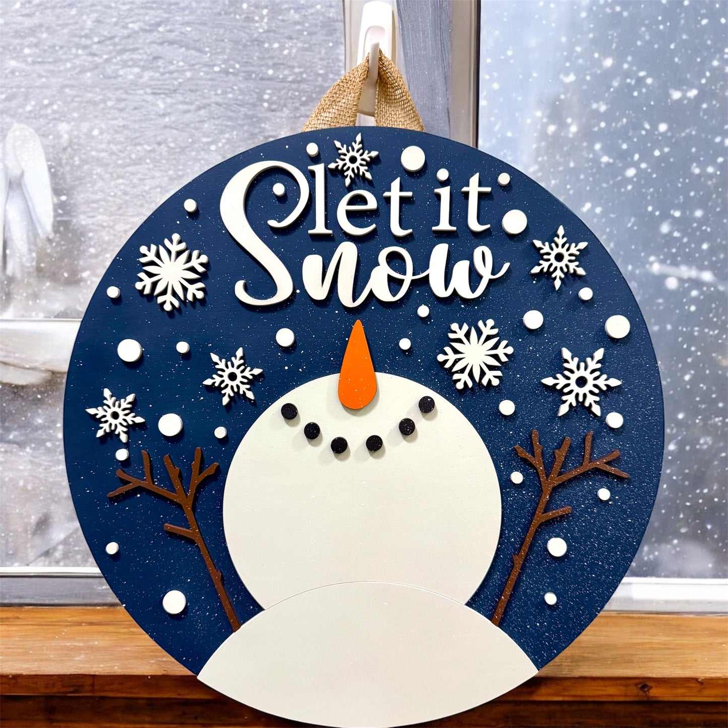 Door Hanger - Let It Snow