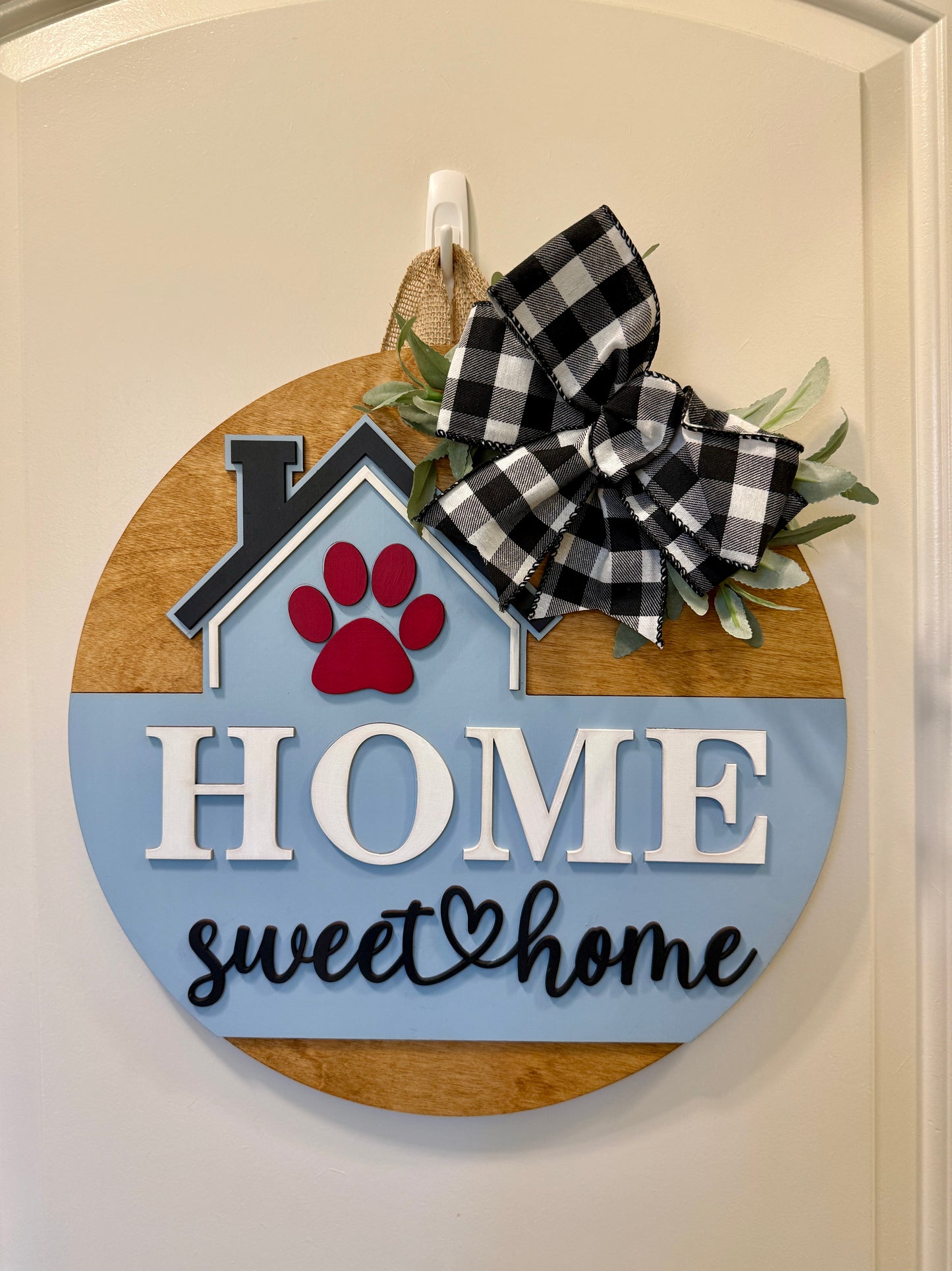 Door Hanger - Home Sweet Paws