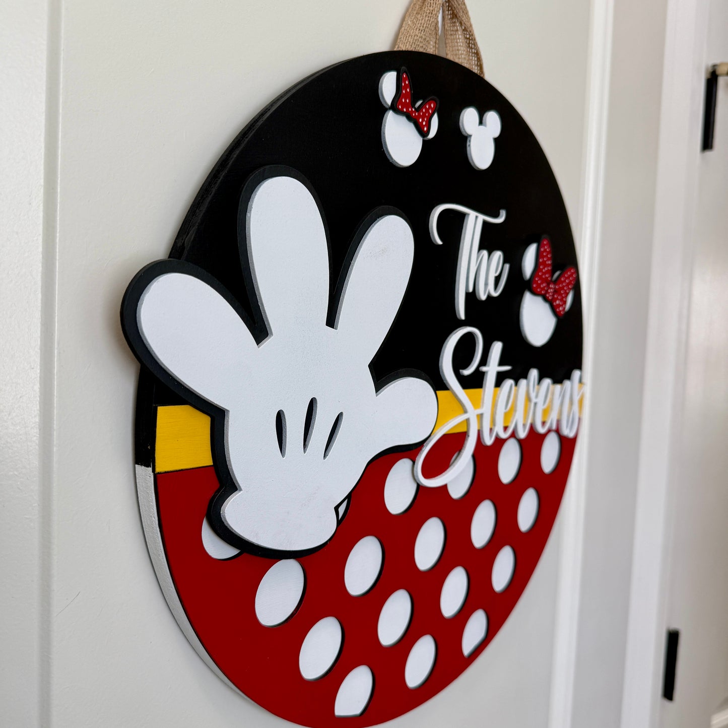 Door Hanger - Hi Mickey Personalized