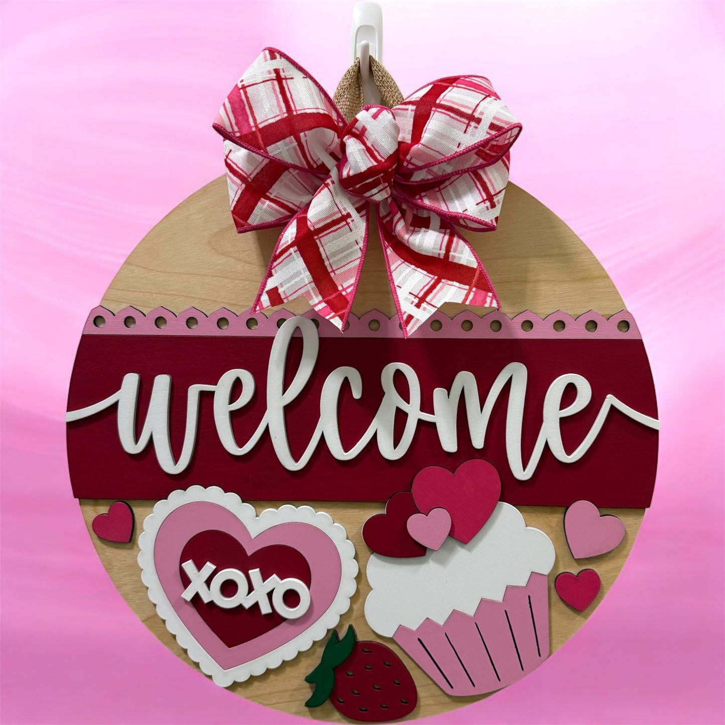 Door Hanger - Welcome Cupcake
