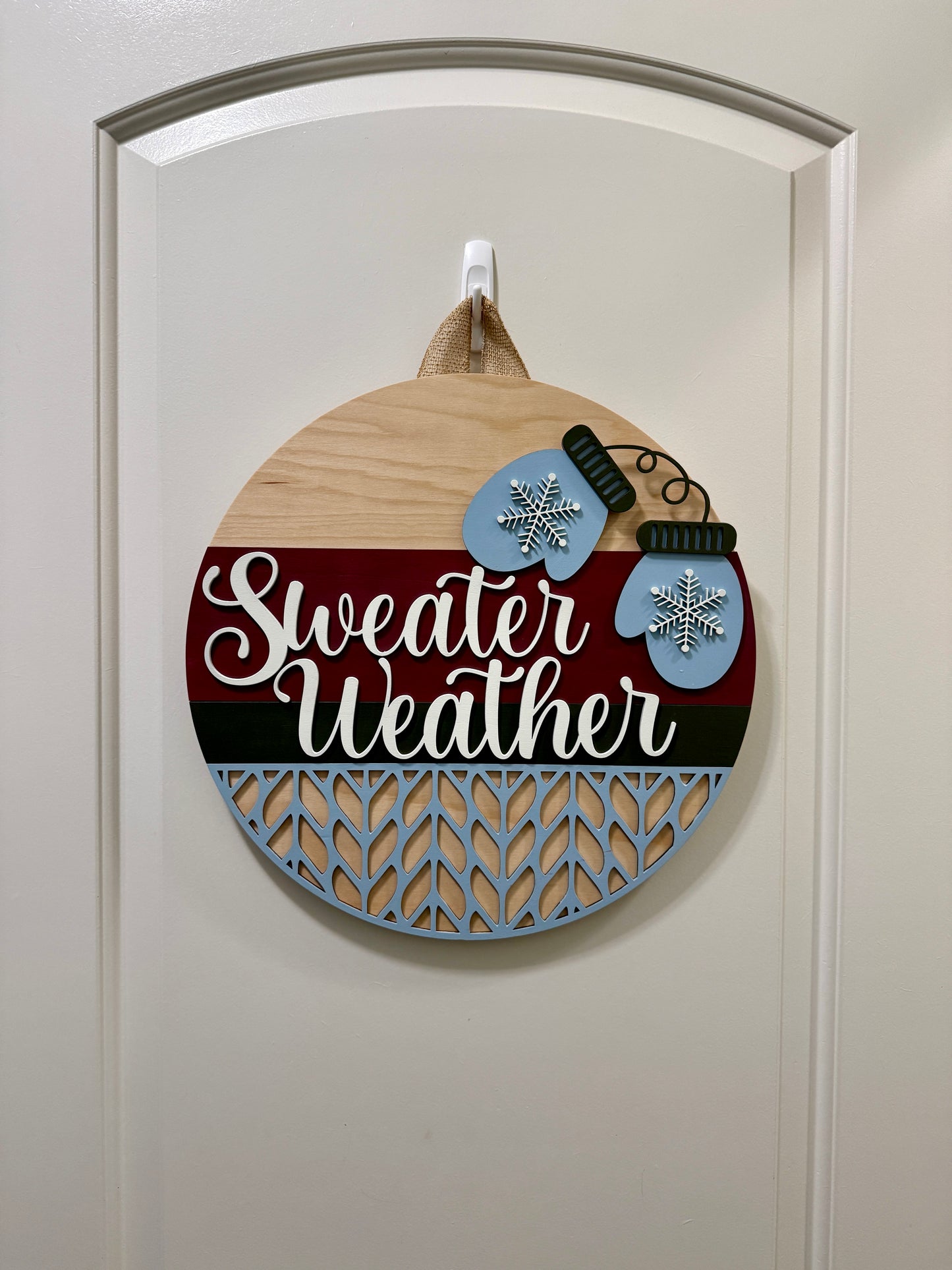 Door Hanger - Sweater Weather