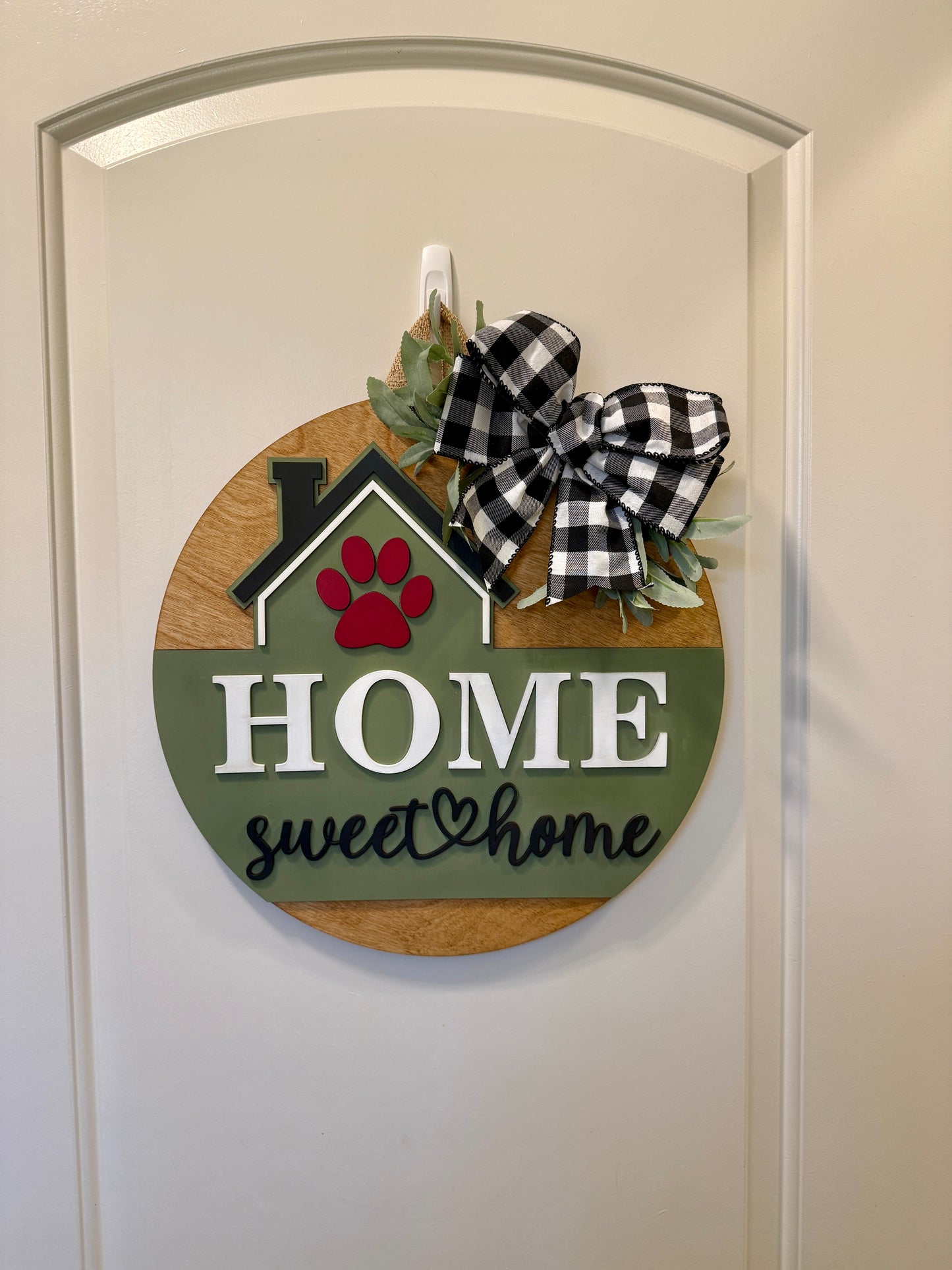 Door Hanger - Home Sweet Paws