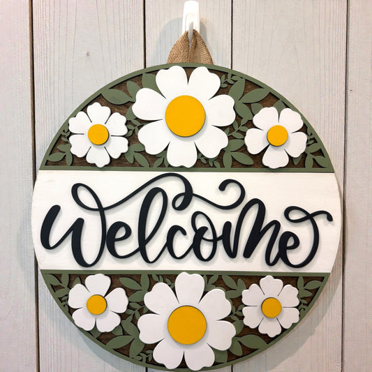 Door Hanger - Welcome Daisy