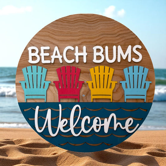 Door Hanger - Beach Bums