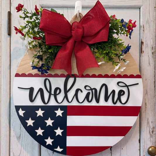 Door Hanger - American Welcome