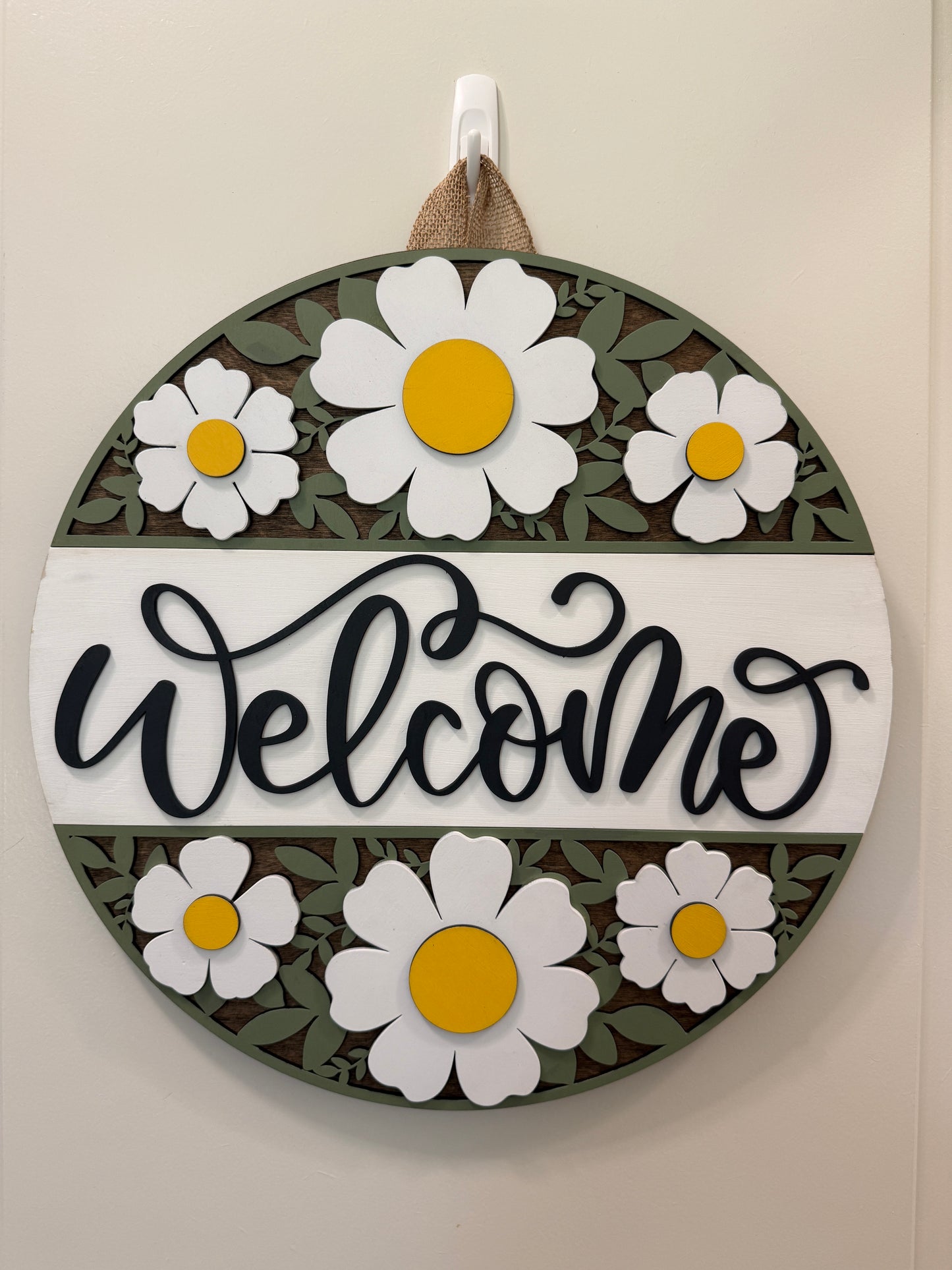 Door Hanger - Welcome Daisy