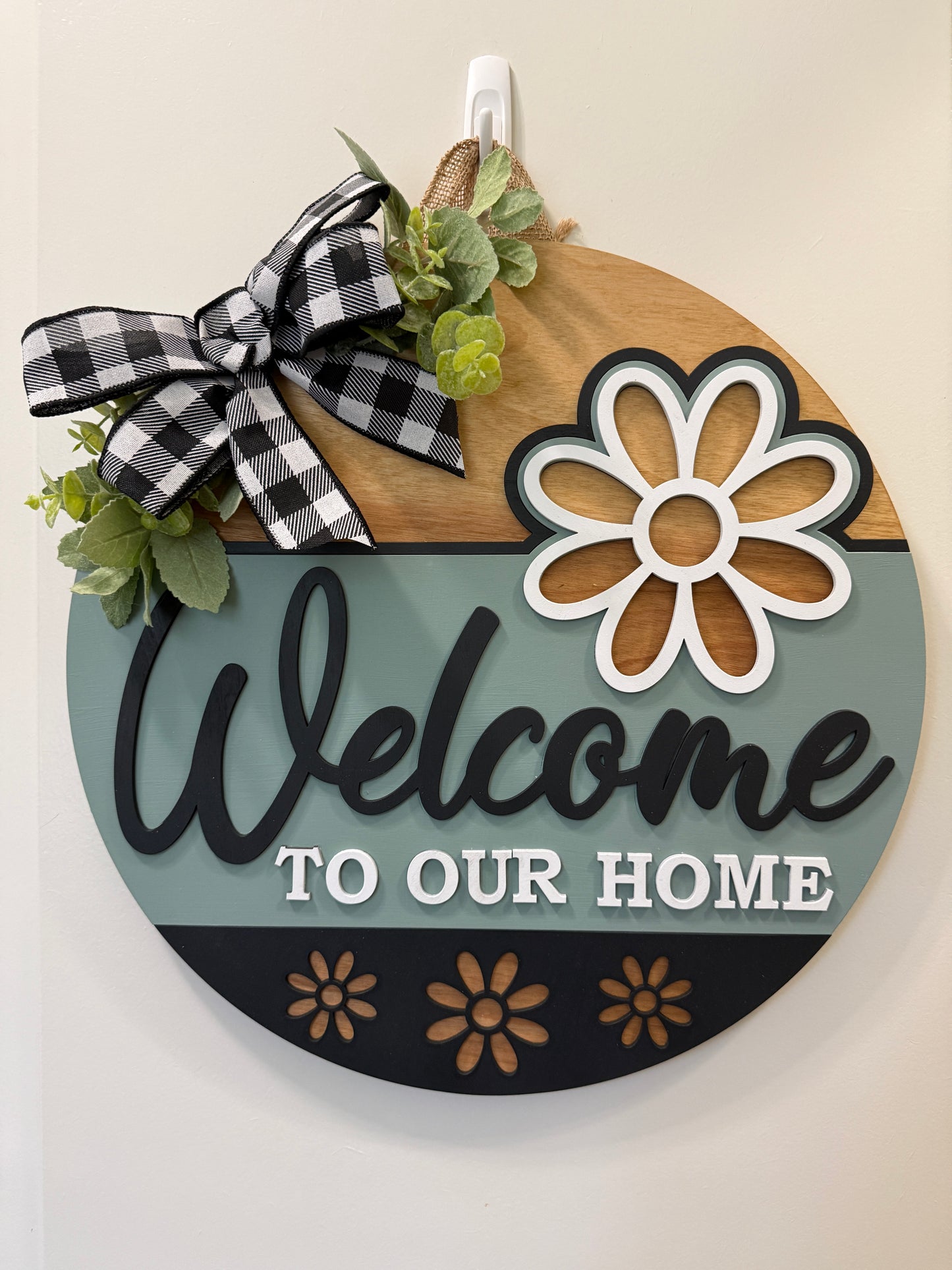 Door Hanger - Welcome To Our Home
