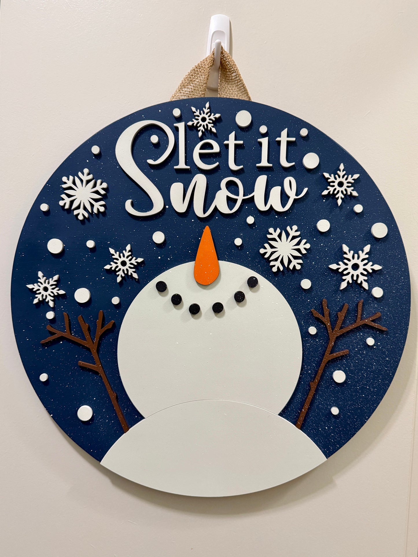Door Hanger - Let It Snow