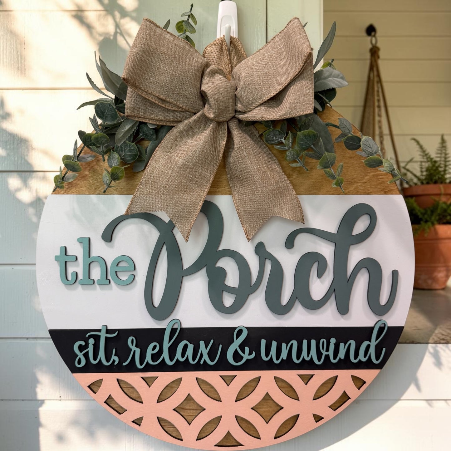 Door Hanger - Cozy Porch